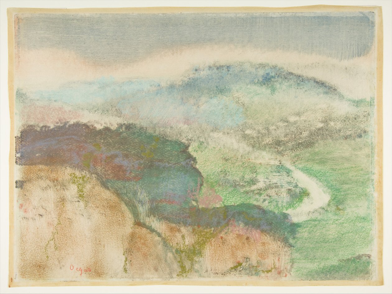 Paesaggio da Edgar Degas