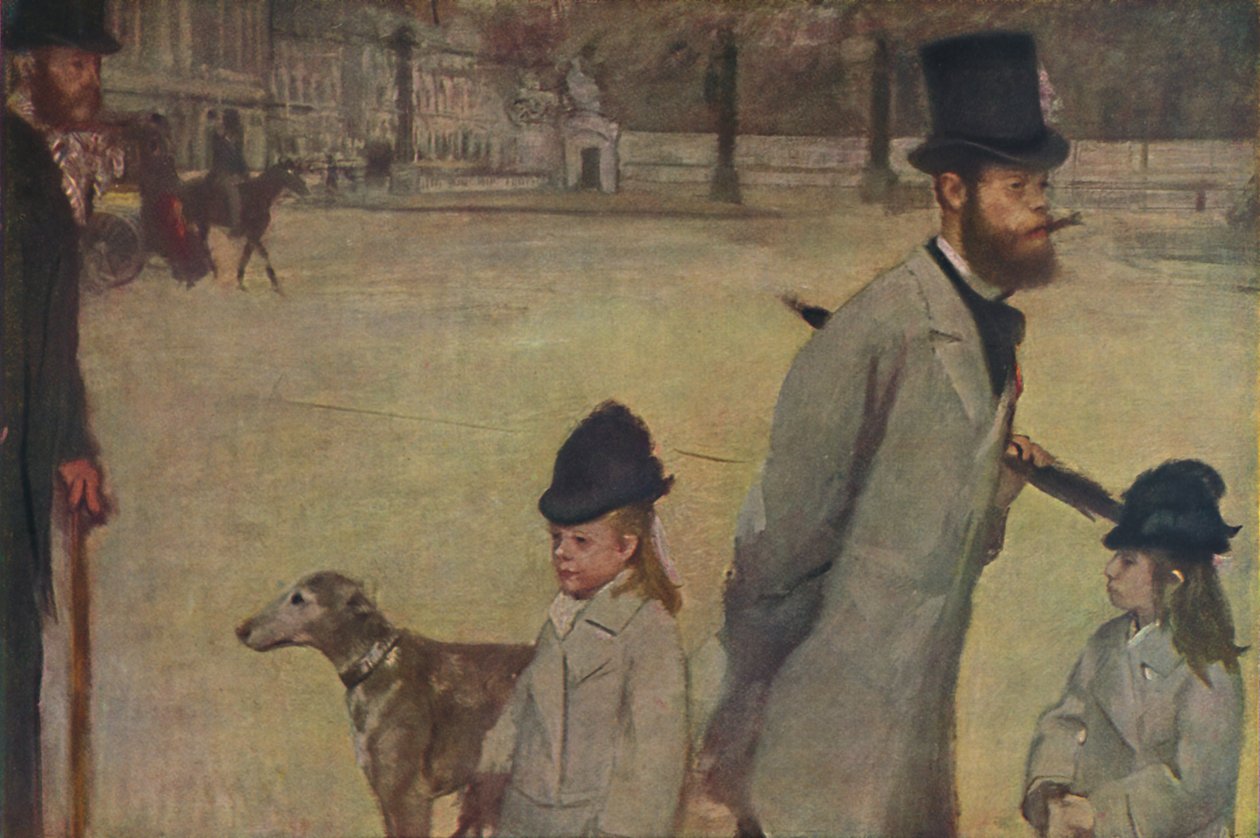 Le Vicomte Lepic, 1875, 1937 da Edgar Degas