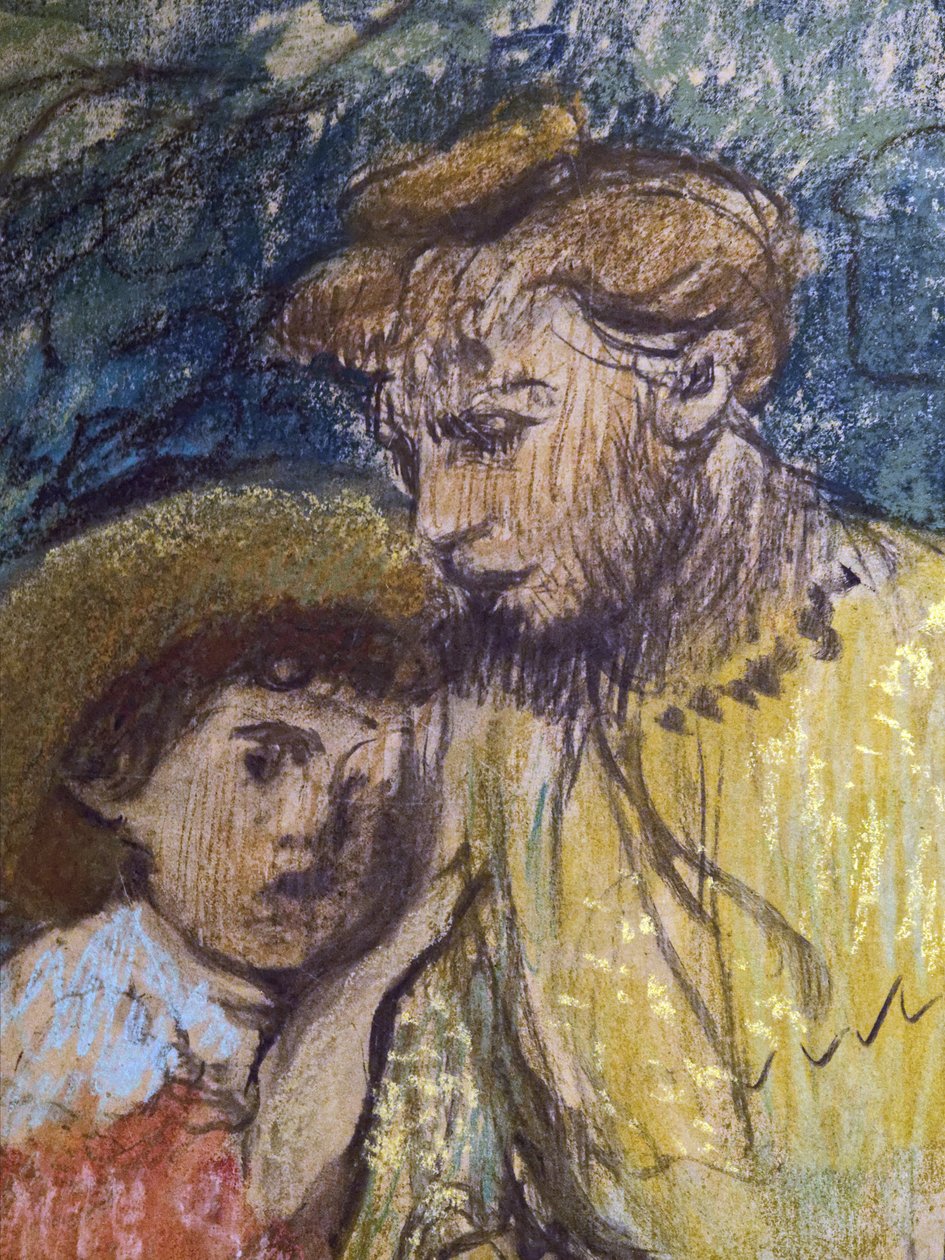 Madame Alexis Rouart e i suoi figli (particolare) (1905 circa). Edgar Degas (1834-1917). Pastello e carboncino su carta da lucido incollata per intero su cartone. Musee des Beaux-Arts de la Ville de Paris, Petite Palais. da Edgar Degas