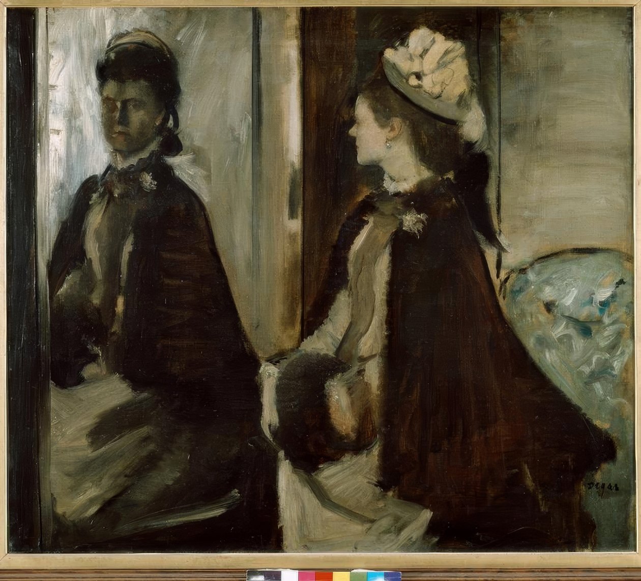 Madame Jeantaud allo specchio da Edgar Degas