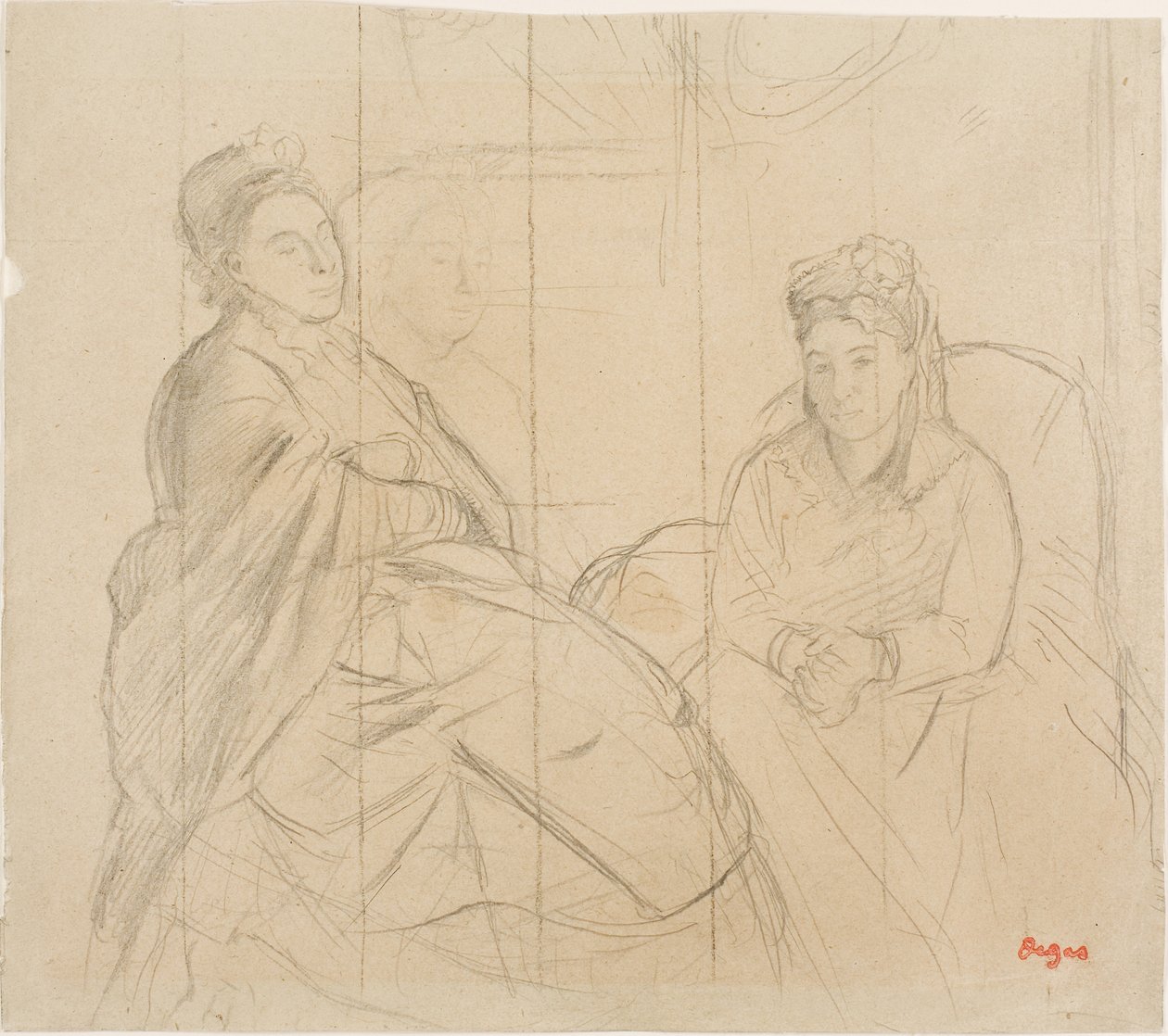 Madame Lisle e Madame Loubens da Edgar Degas