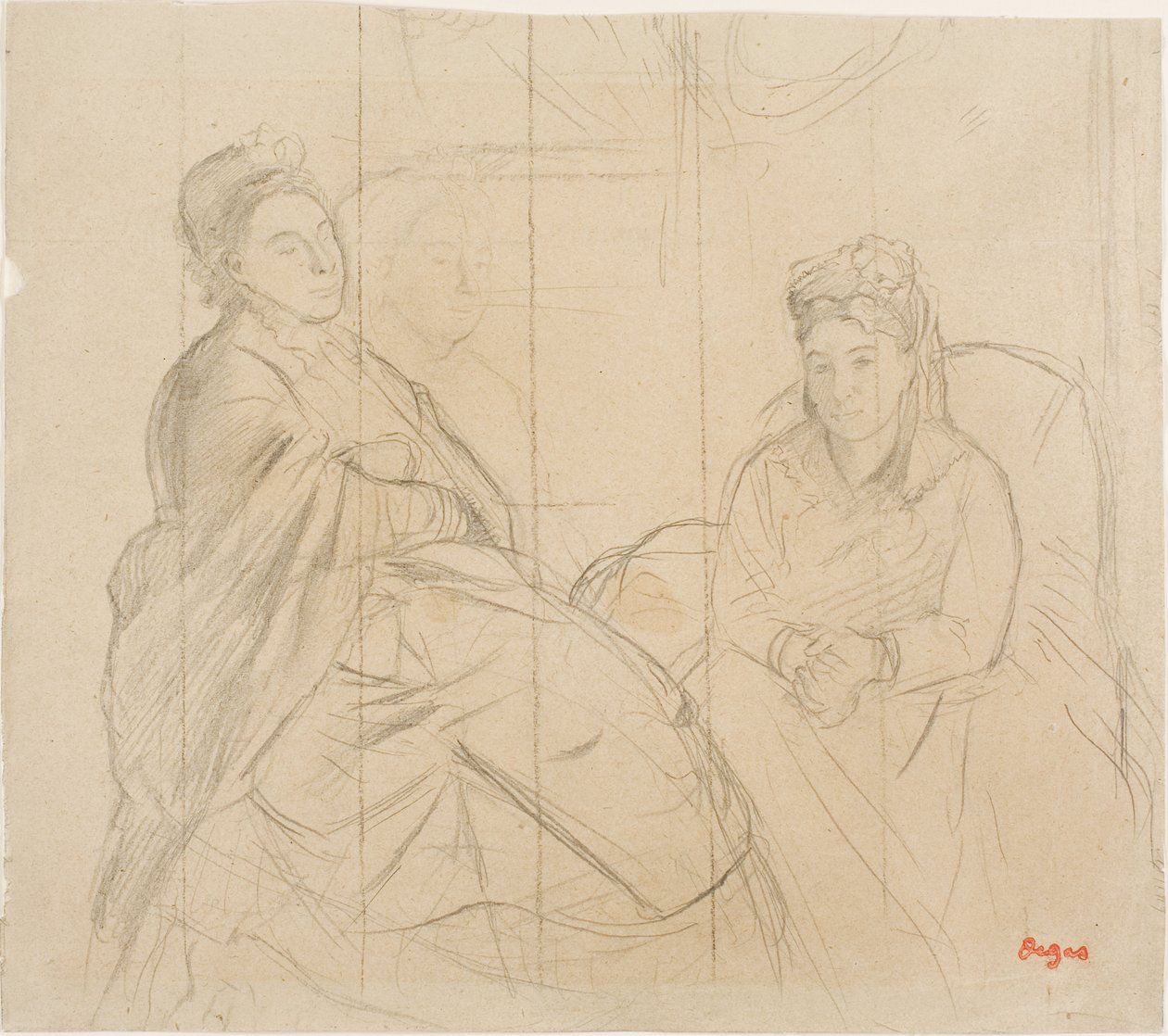 Madame Lisle e Madame Loubens da Edgar Degas