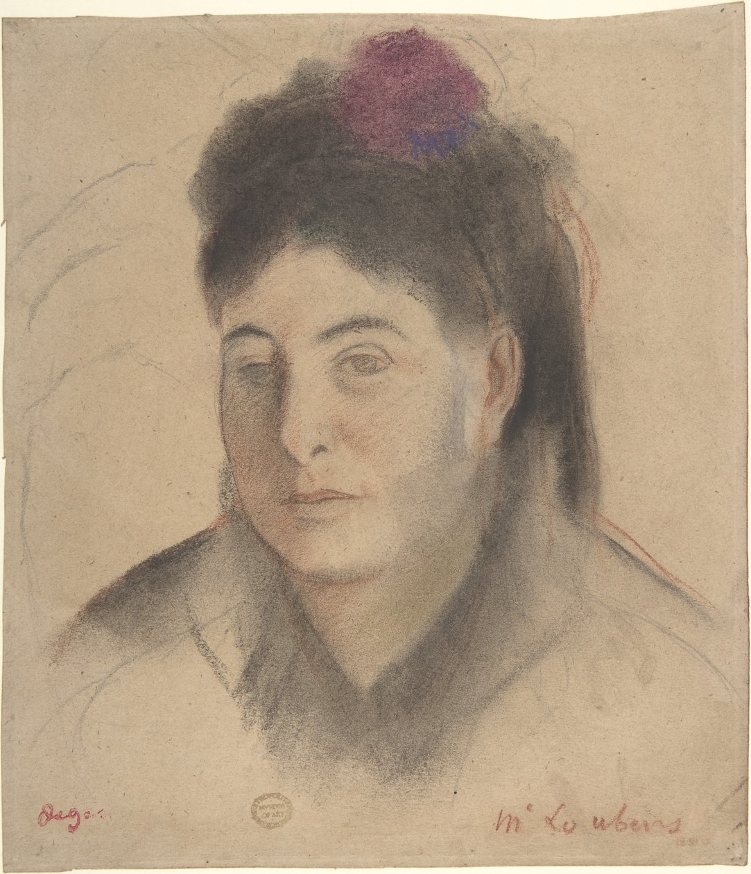 Signora Loubens da Edgar Degas