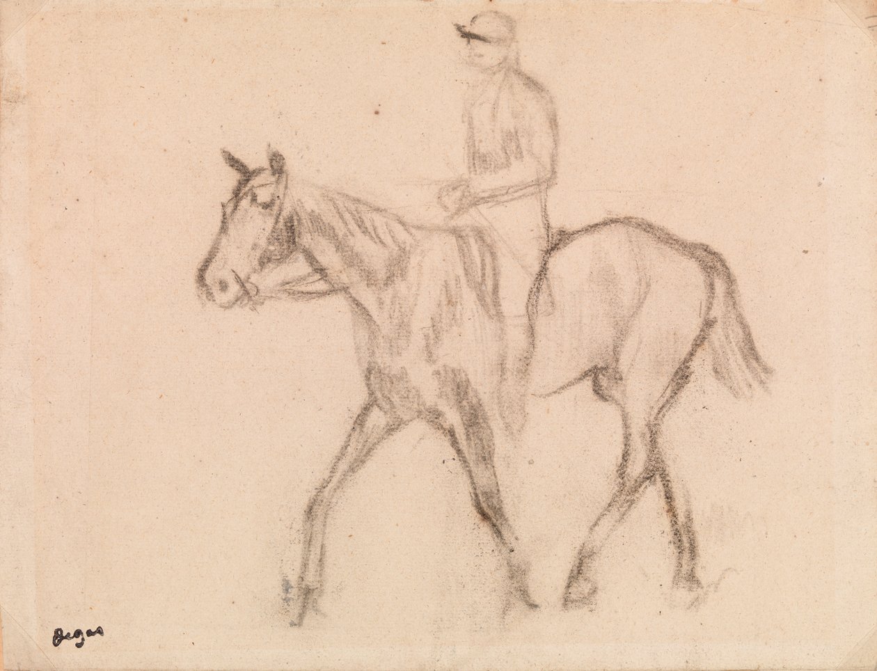 Uomo a cavallo da Edgar Degas