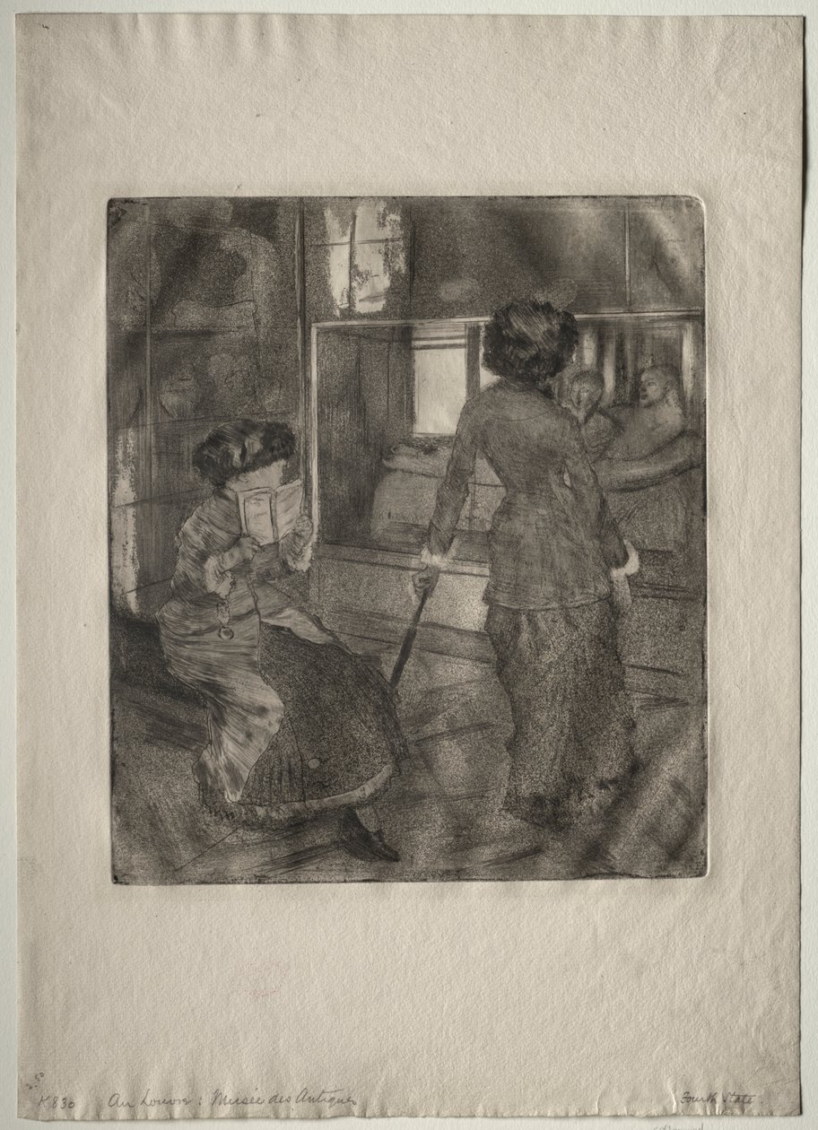 Mary Cassatt al Louvre: La Galleria Etrusca da Edgar Degas