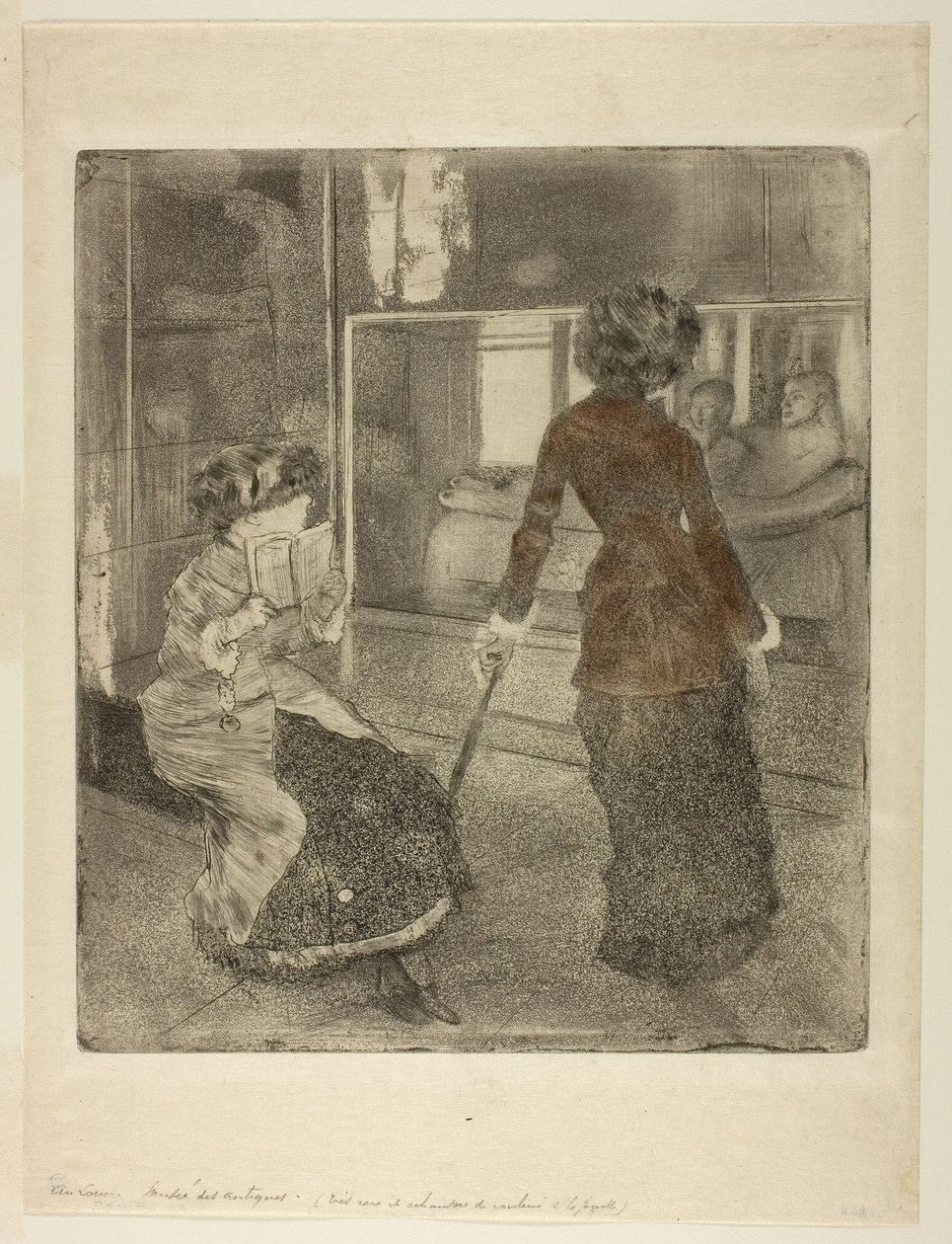 Mary Cassatt al Louvre: La Galleria degli Etruschi da Edgar Degas