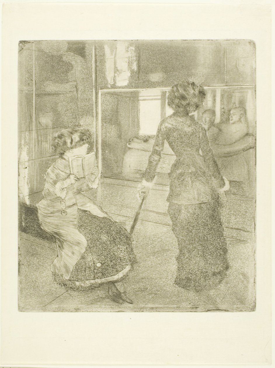Mary Cassatt al Louvre: La Galleria Etrusca da Edgar Degas