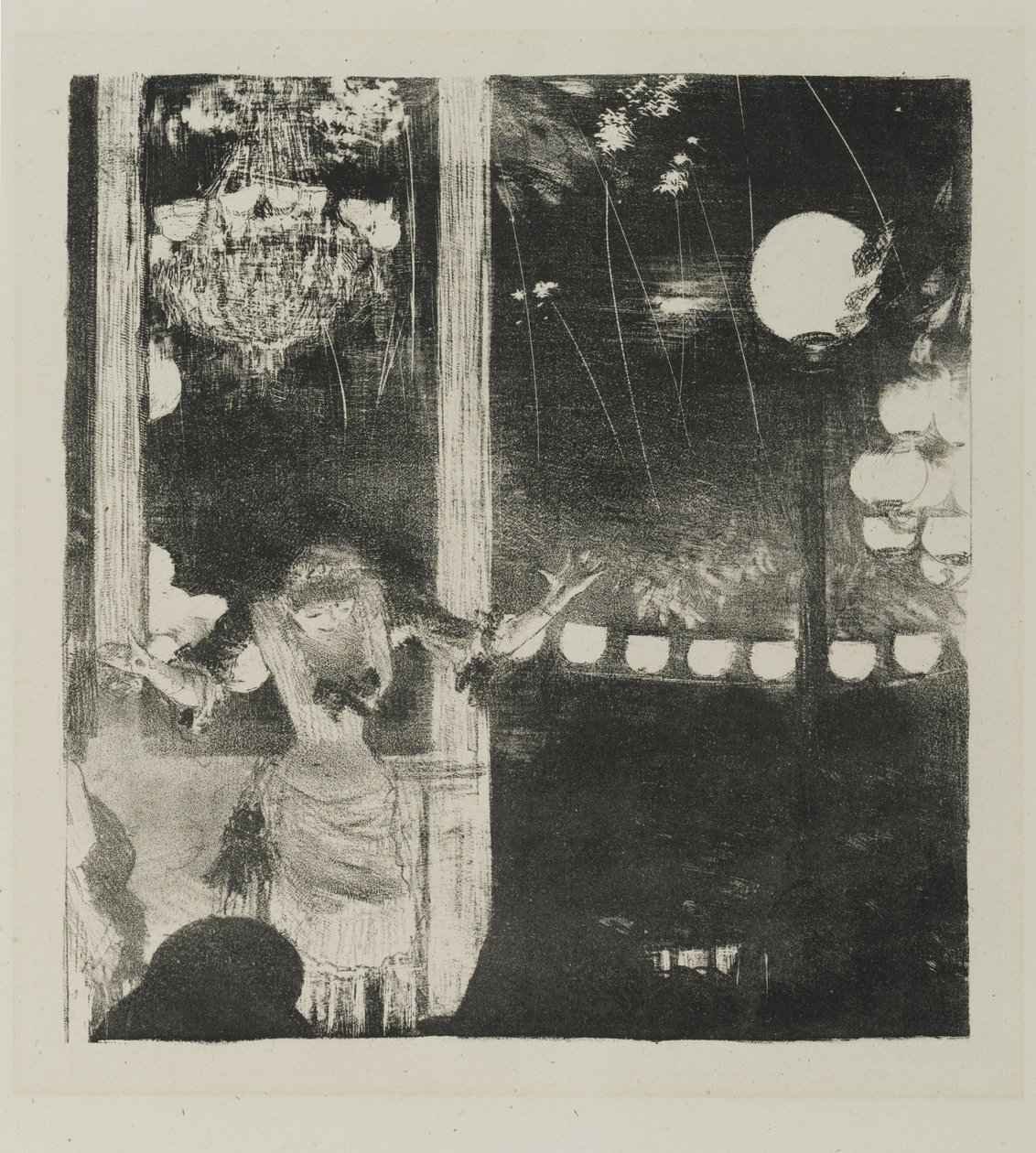 Mlle Becat al Cafe des Ambassadeurs, 1877-78 da Edgar Degas