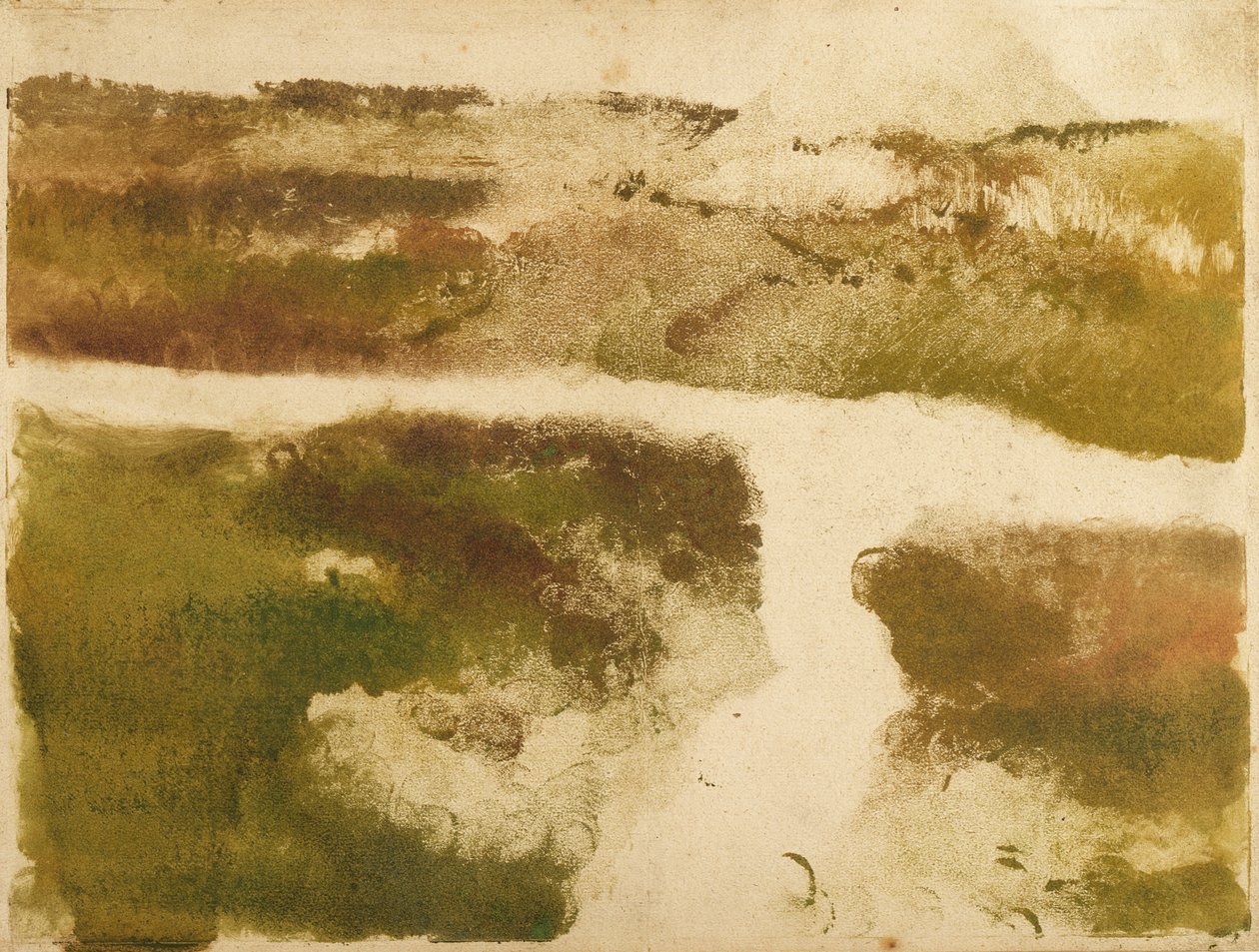 Paesaggio montano da Edgar Degas