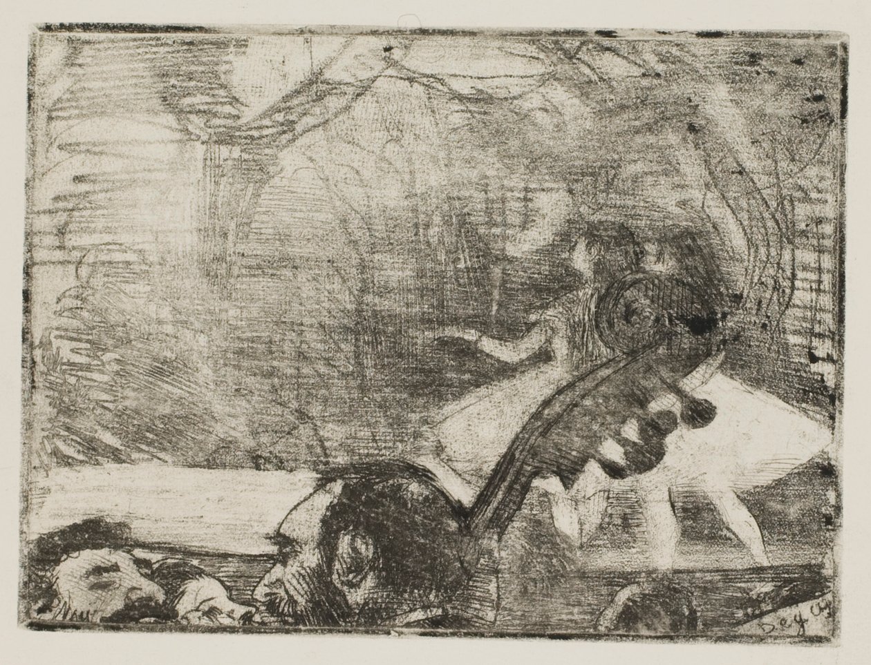 Sul palco I da Edgar Degas