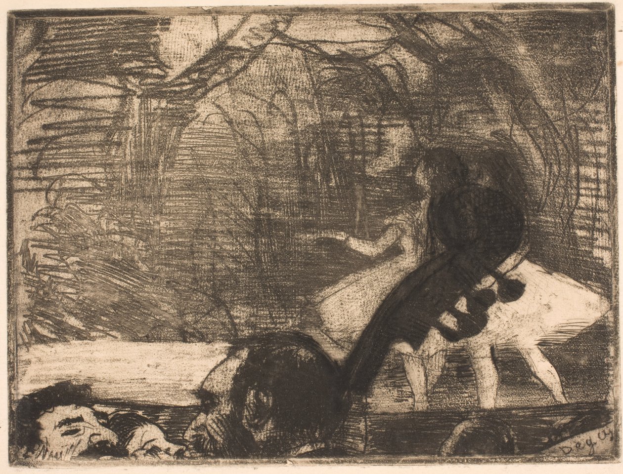 Sul palcoscenico da Edgar Degas