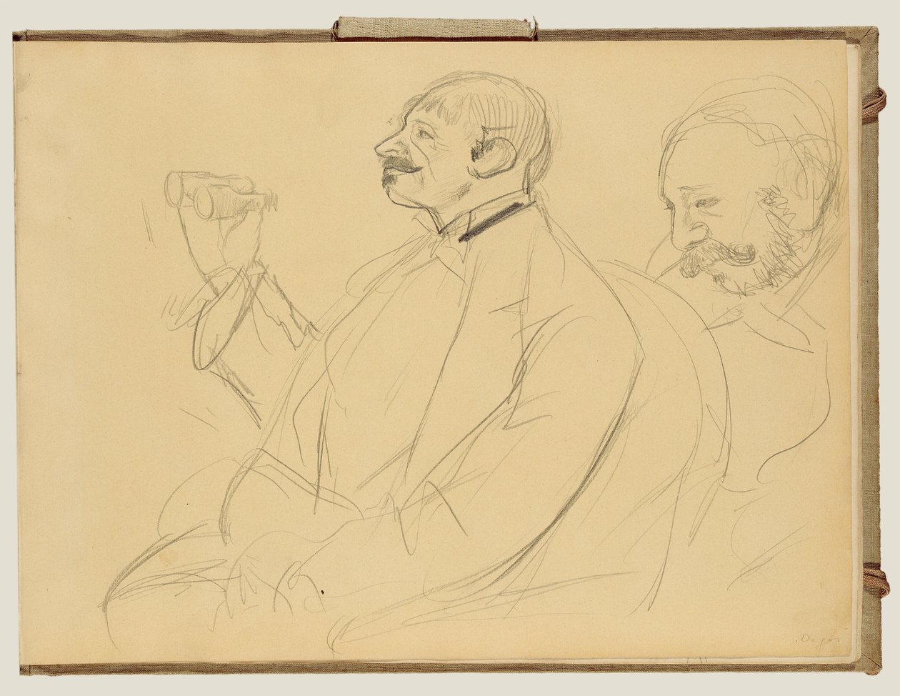 Opera Fan e Ernest Reyer da Edgar Degas