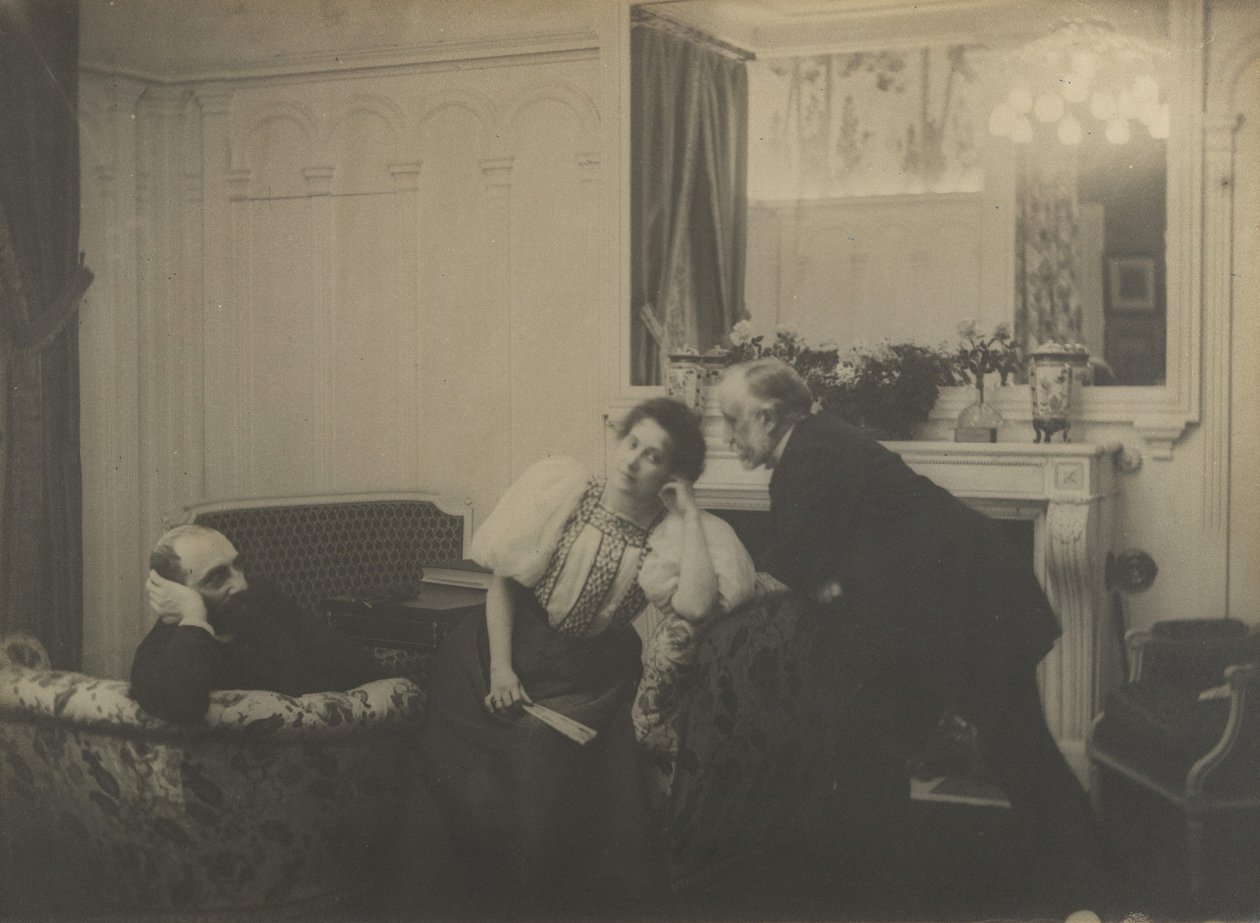 Paul Poujaud, Mme. Arthur Fontaine e Degas, 1895 da Edgar Degas