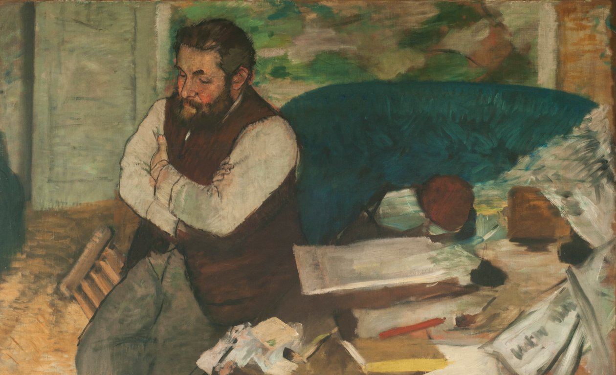 Ritratto di Diego Martelli da Edgar Degas