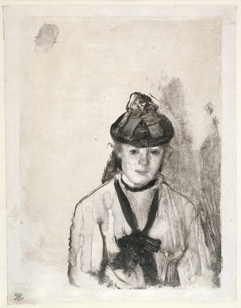 Ritratto di Ellen Andrée, c.1876 da Edgar Degas