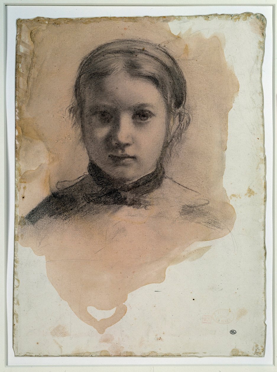 Ritratto di Giovanna Bellelli (studio per "La famiglia Bellelli") da Edgar Degas