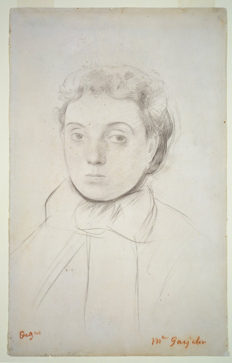 Ritratto di Joséphine Gaujelin, prima del 1867 da Edgar Degas