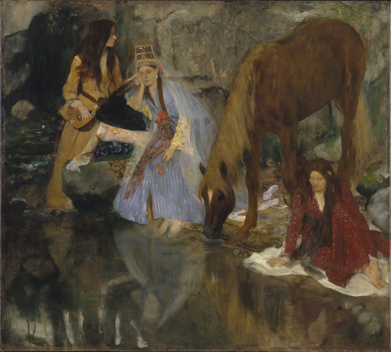 Ritratto della signorina Fiocre nel balletto “La Source” (Ritratto della signorina... E[ugénie] F[iocre]: in occasione del balletto “La Source”) da Edgar Degas