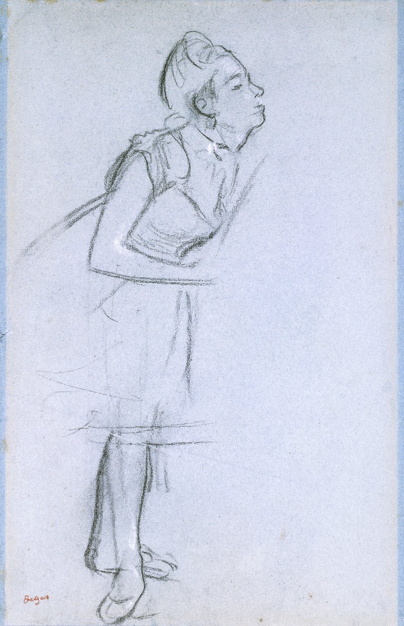 Profilo di una ballerina da Edgar Degas