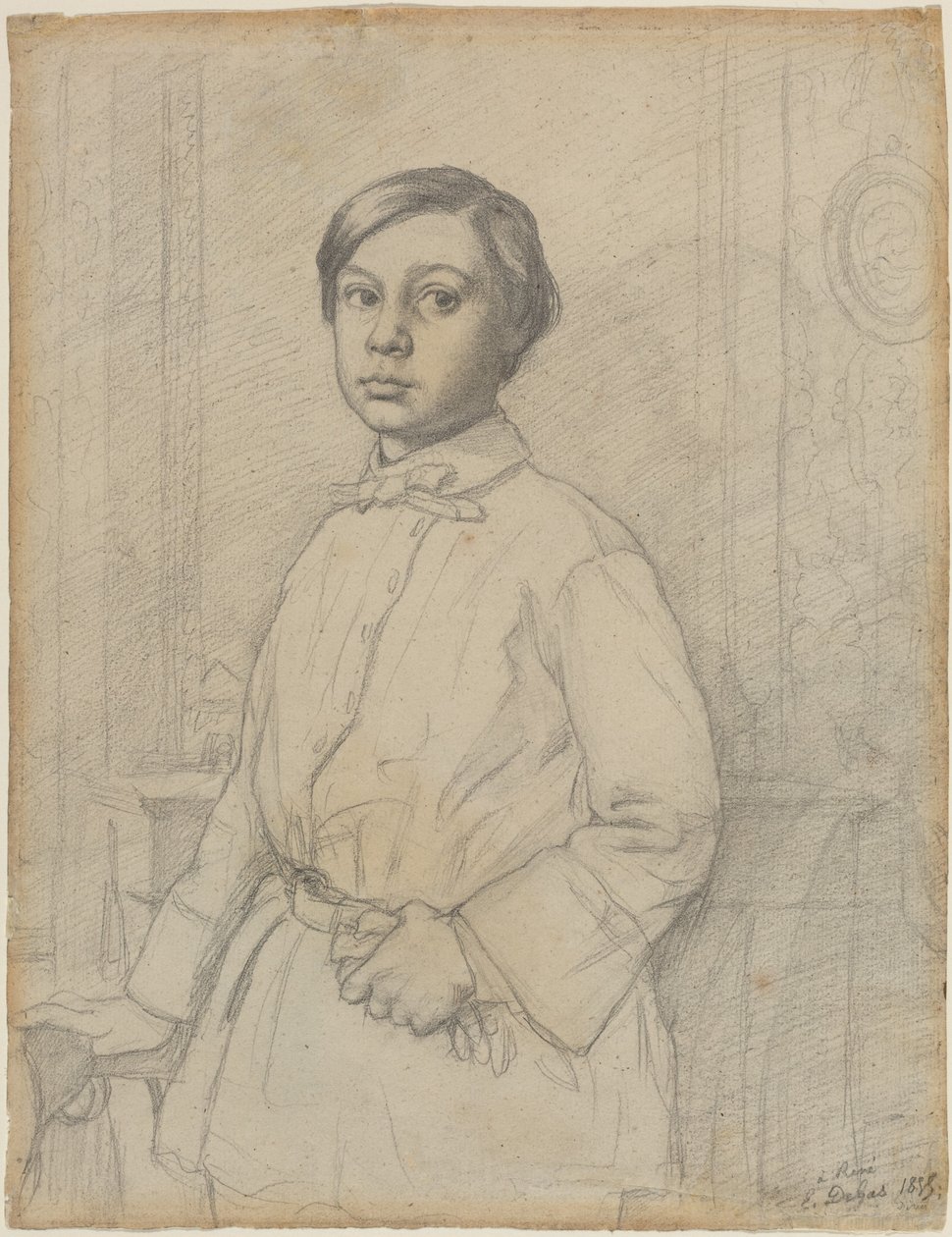 René de Gas [fronte] da Edgar Degas