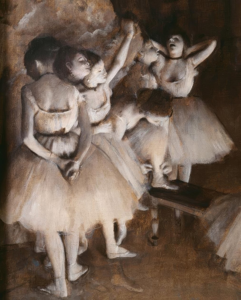 Prova di un balletto sul palco da Edgar Degas