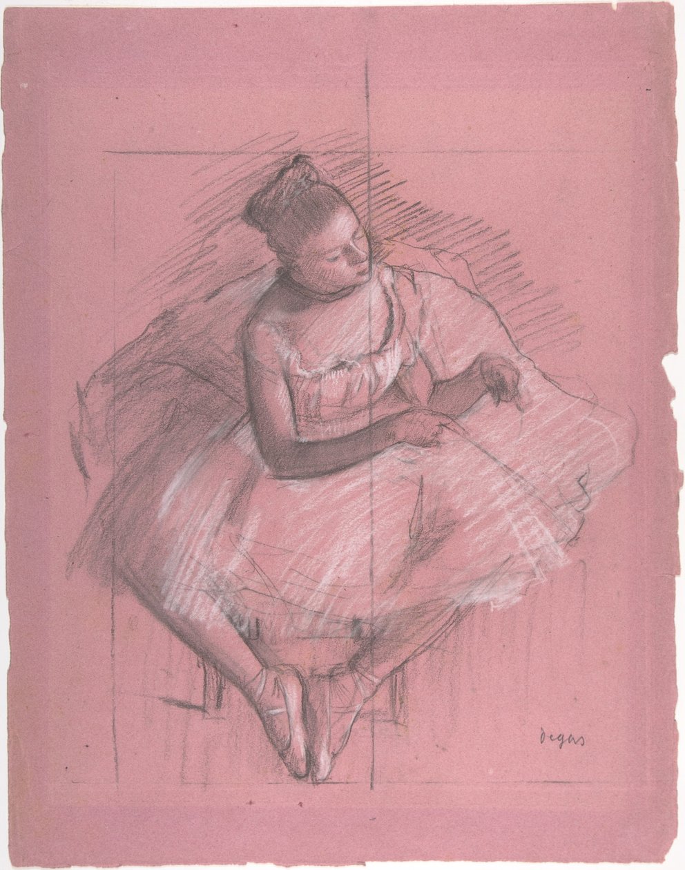 Ballerina seduta da Edgar Degas