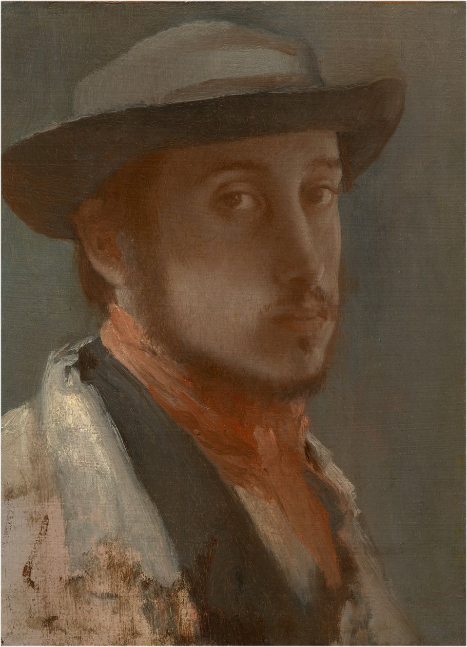 Autoritratto, c. 1858 da Edgar Degas
