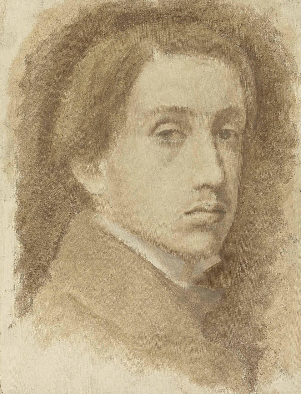 Autoritratto, ca 1854 da Edgar Degas
