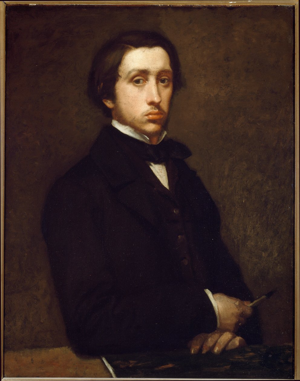 Autoritratto o Degas con portacarbone da Edgar Degas