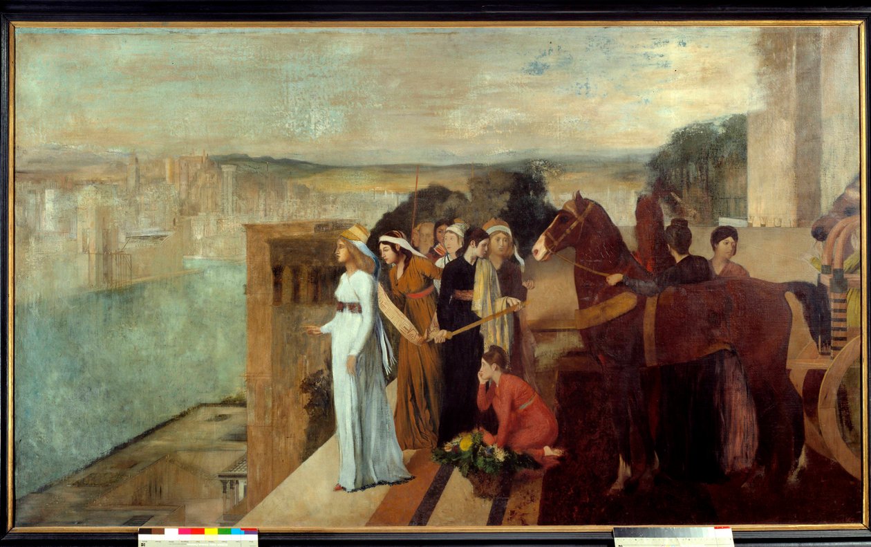 Semiramide costruisce Babilonia da Edgar Degas