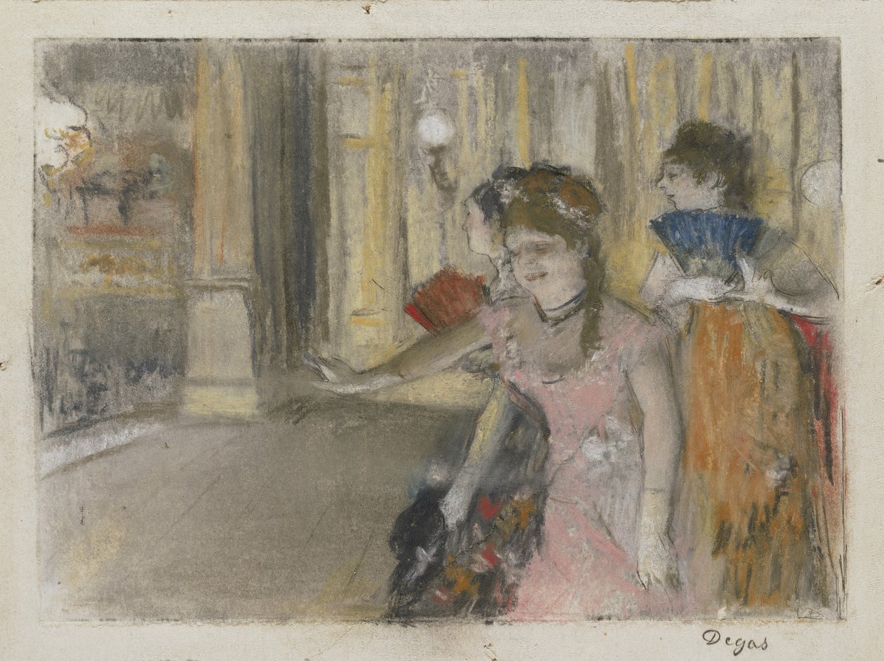 Cantanti sul palco, 1877-79 da Edgar Degas