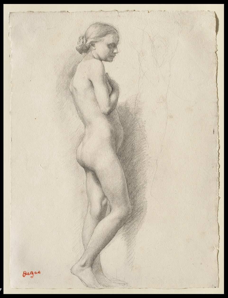 Nudo in piedi da Edgar Degas
