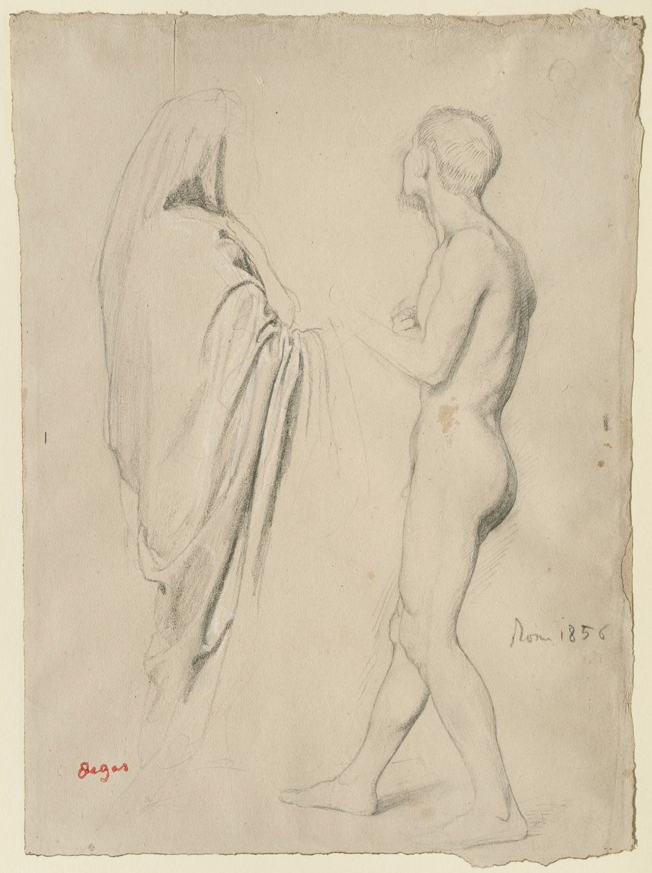 Studio per "Dante e Virgilio" da Edgar Degas