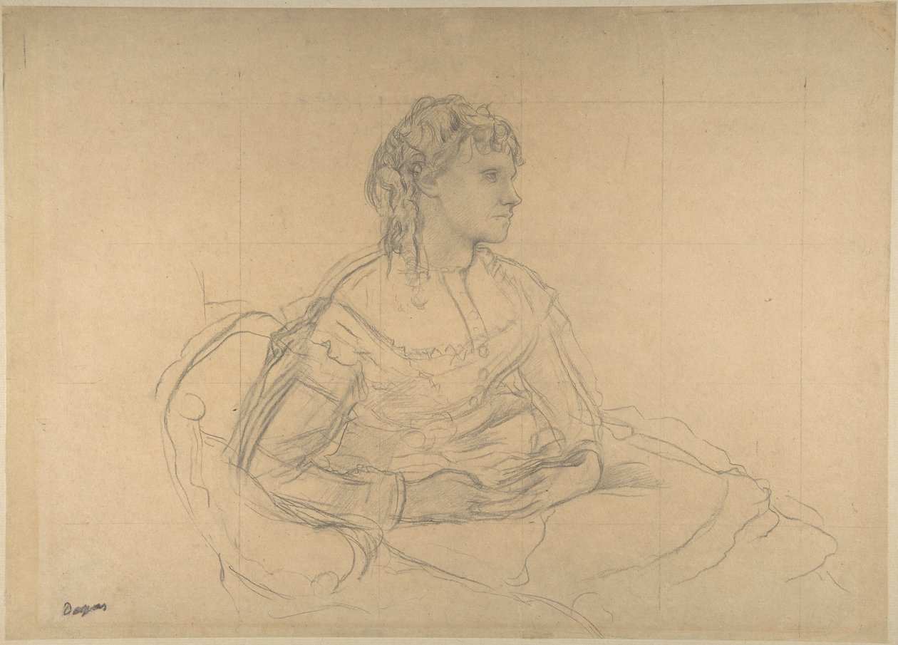 Studio per «Madame Théodore Gobillard» (Yves Morisot) da Edgar Degas