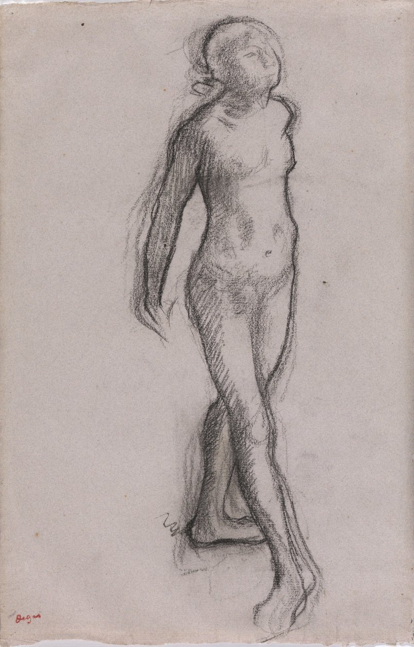 Studio di una ballerina nuda, c.1878-79 da Edgar Degas