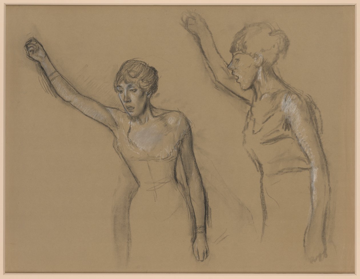 Studio di un cantante da Edgar Degas