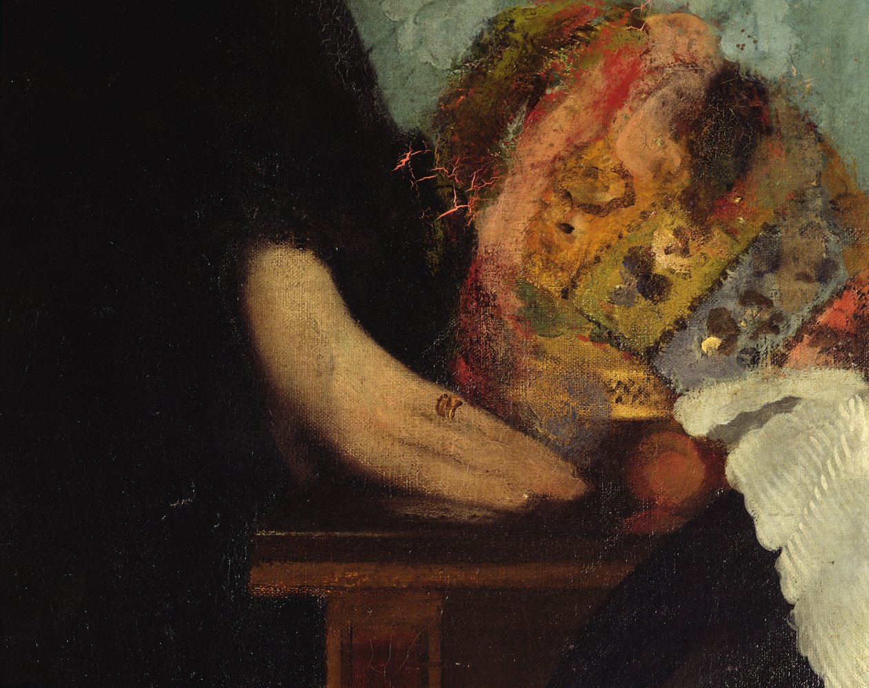 La famiglia Bellelli (dettaglio delle mani) da Edgar Degas