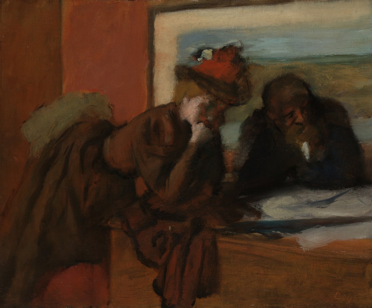La conversazione da Edgar Degas