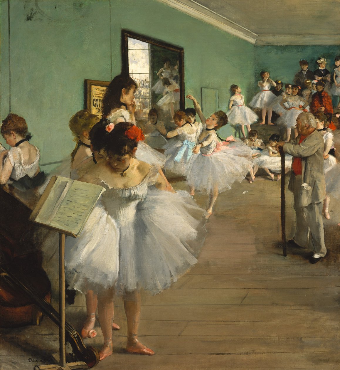 La classe di danza, 1874 da Edgar Degas