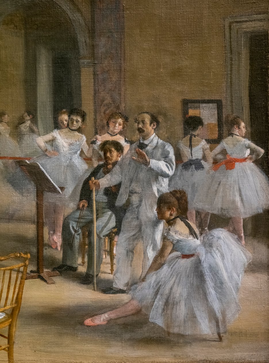 La lezione di danza (dettaglio) da Edgar Degas