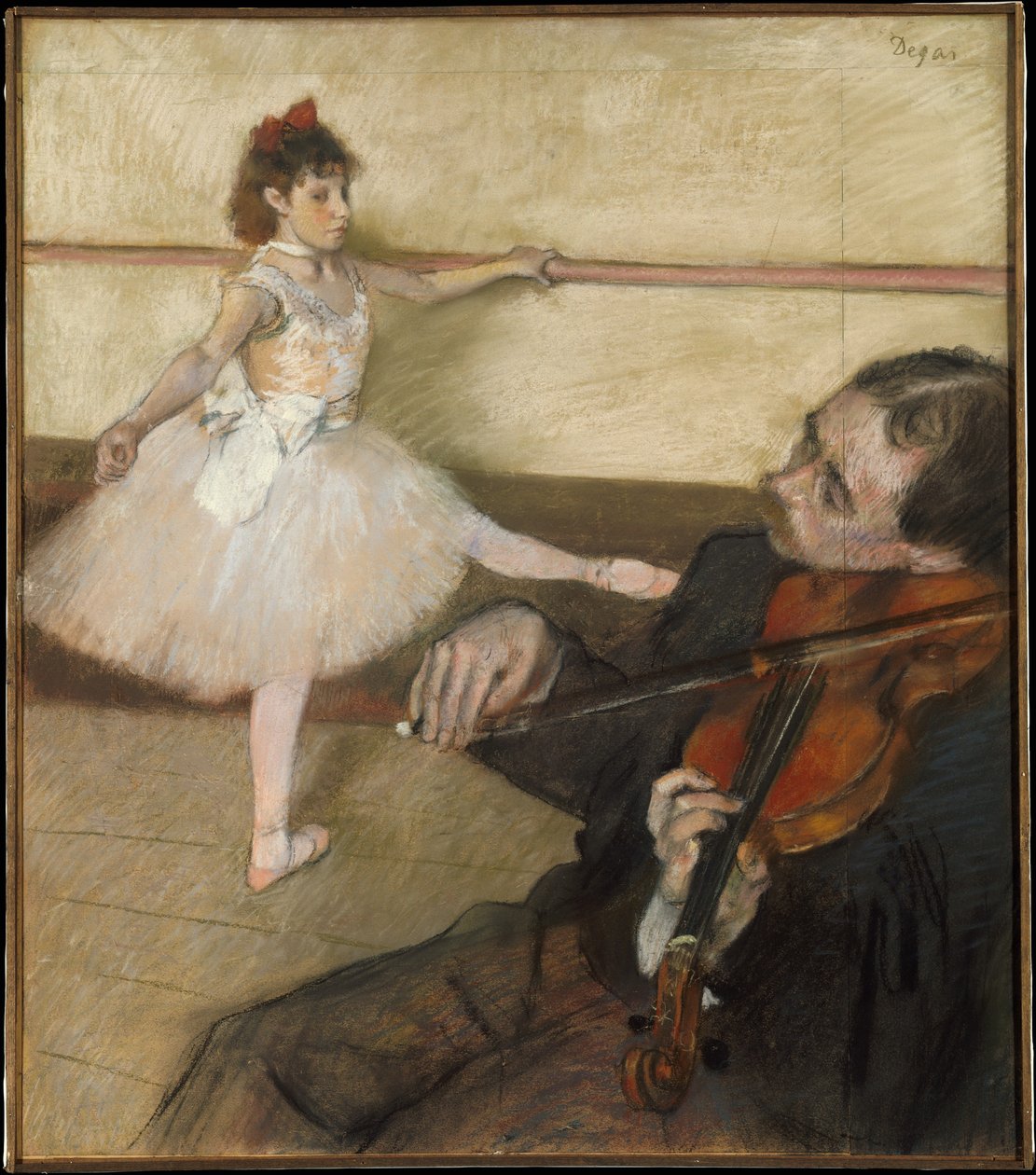 La lezione di danza da Edgar Degas