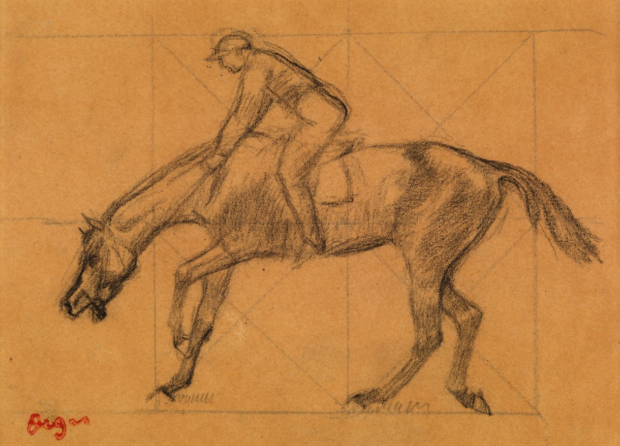 La fine della corsa da Edgar Degas