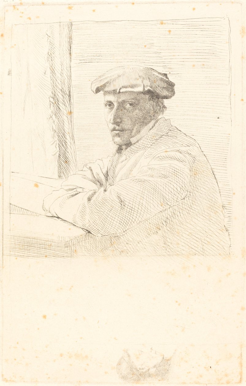 Il graveur Joseph Tourny, 1857 da Edgar Degas