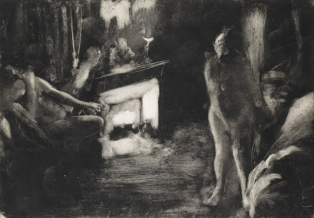 Il focolare da Edgar Degas
