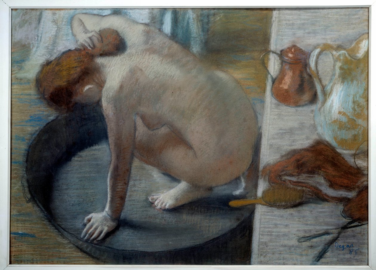 La vasca di pastello (1886) da Edgar Degas