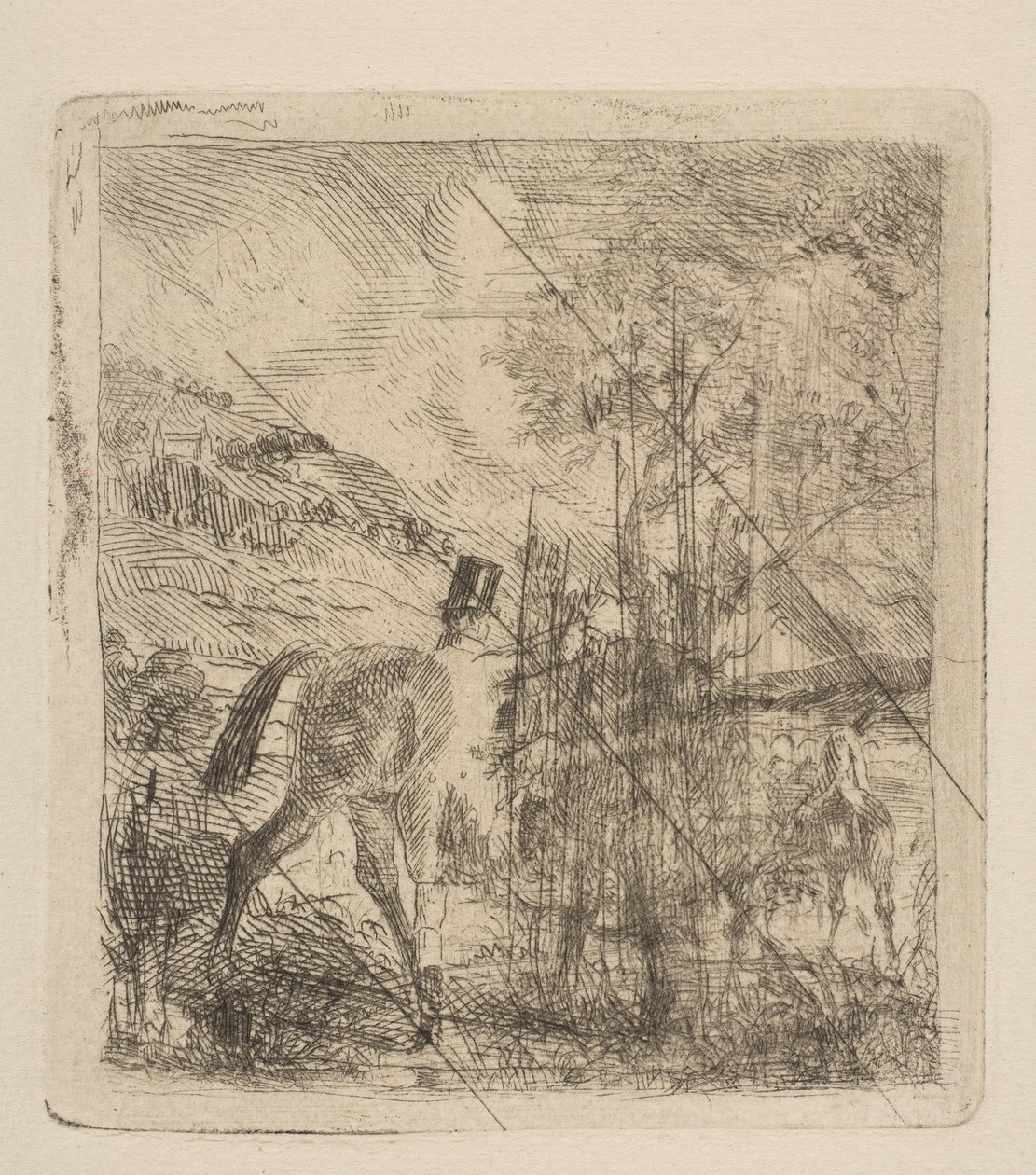 Il cacciatore che monta a cavallo da Edgar Degas
