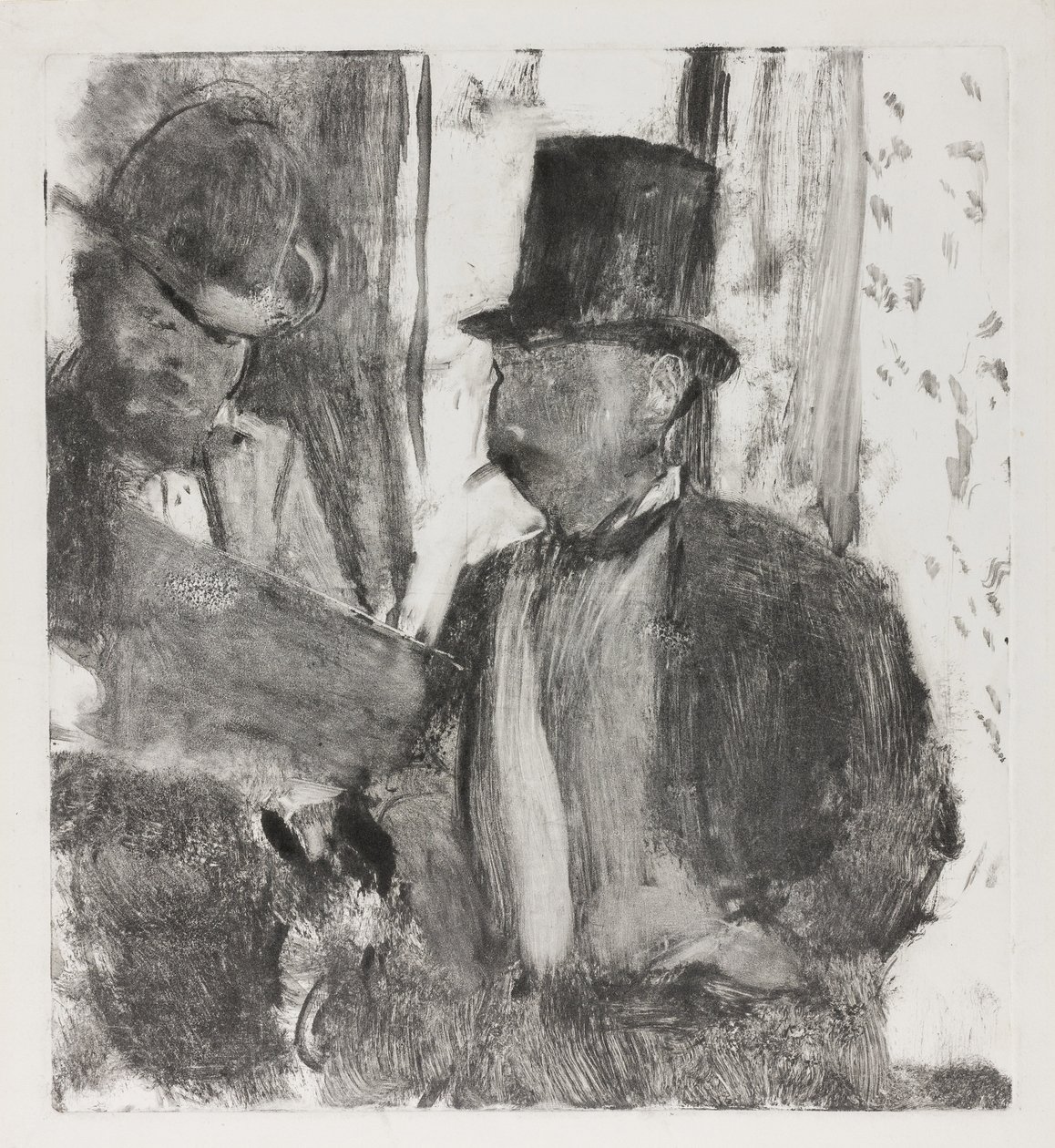 I Due Connoisseurs, c.1880 da Edgar Degas