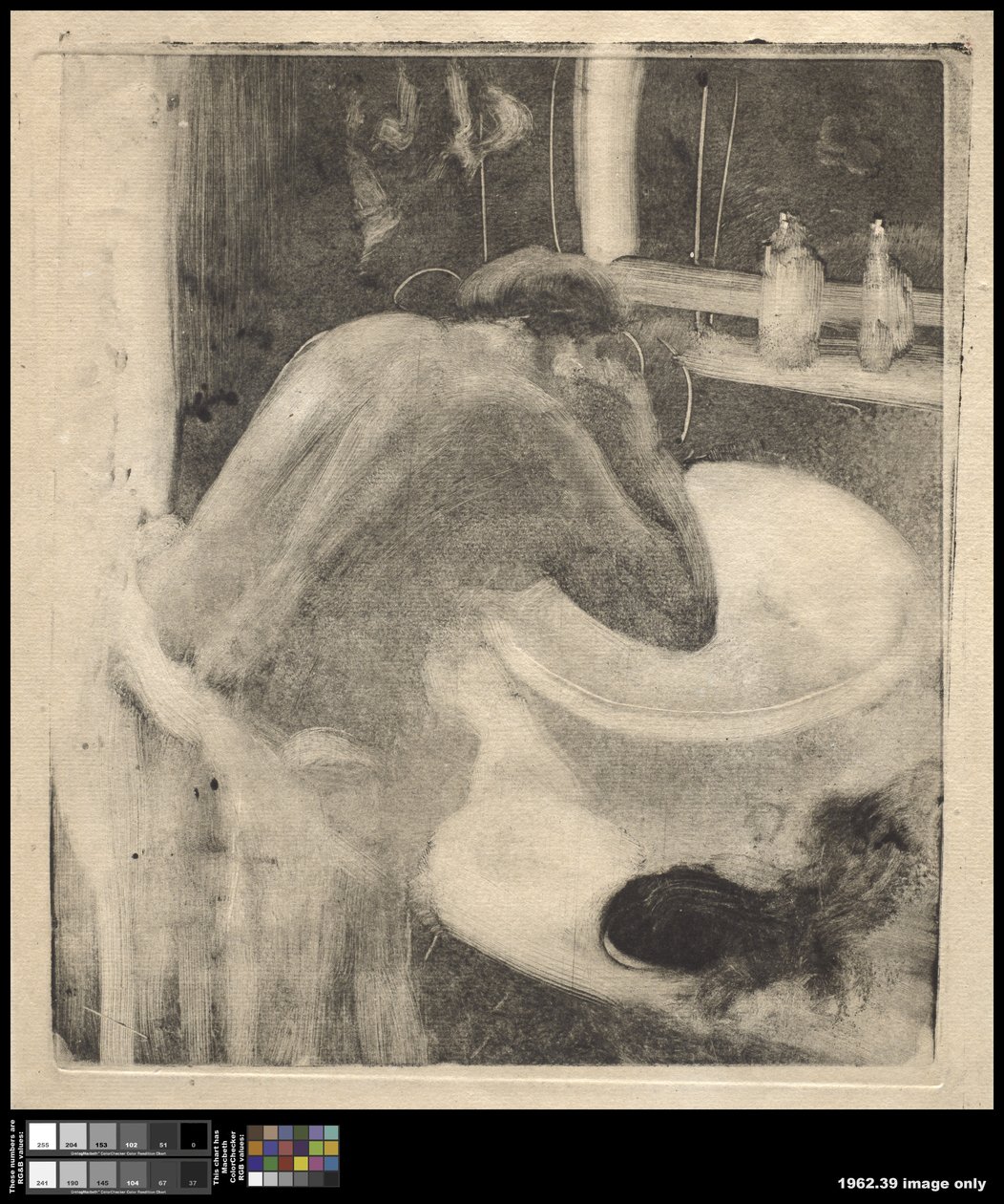 Il lavabo da Edgar Degas