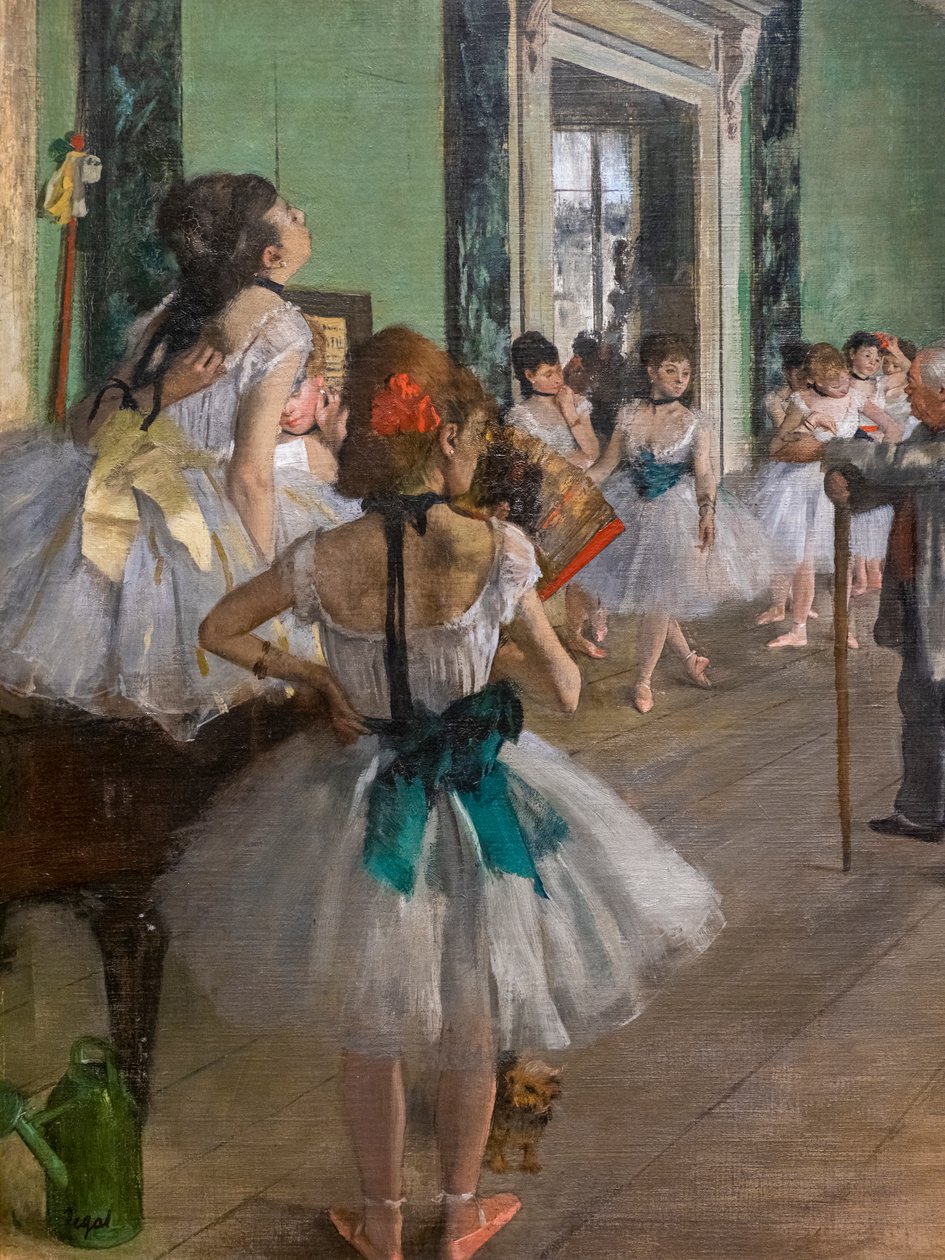 La classe di danza (dettaglio) da Edgar Degas