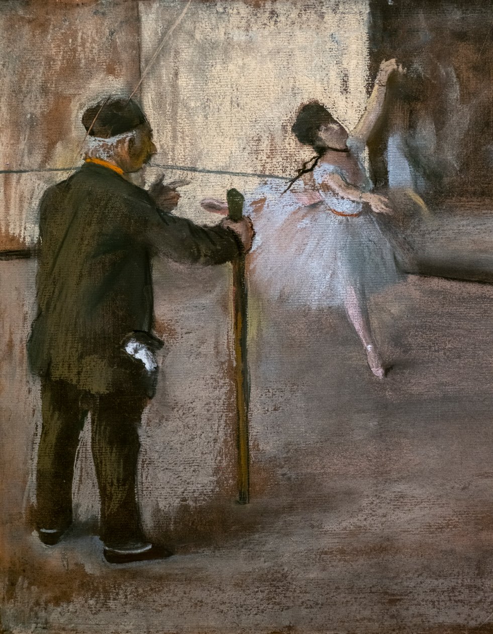 La lezione di danza (dettaglio) da Edgar Degas